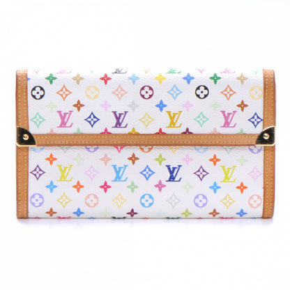 Louis Vuitton Monogram Multicolor Porte Tresor International Wallet White 1 of 7