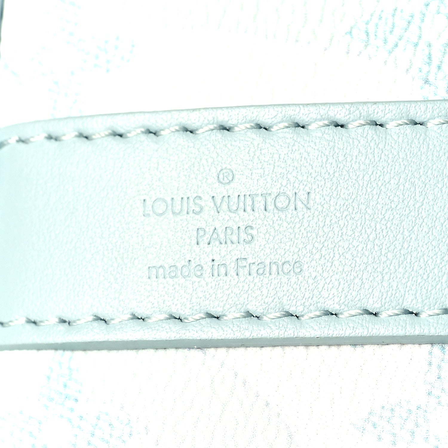 Louis Vuitton Monogram Aquagarden Keepall Bandouliere 25 Crystal Blue 6 of 11