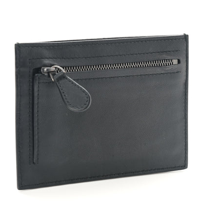 Bottega Veneta Nappa Intrecciato Zip Card Holder Black 2 of 7
