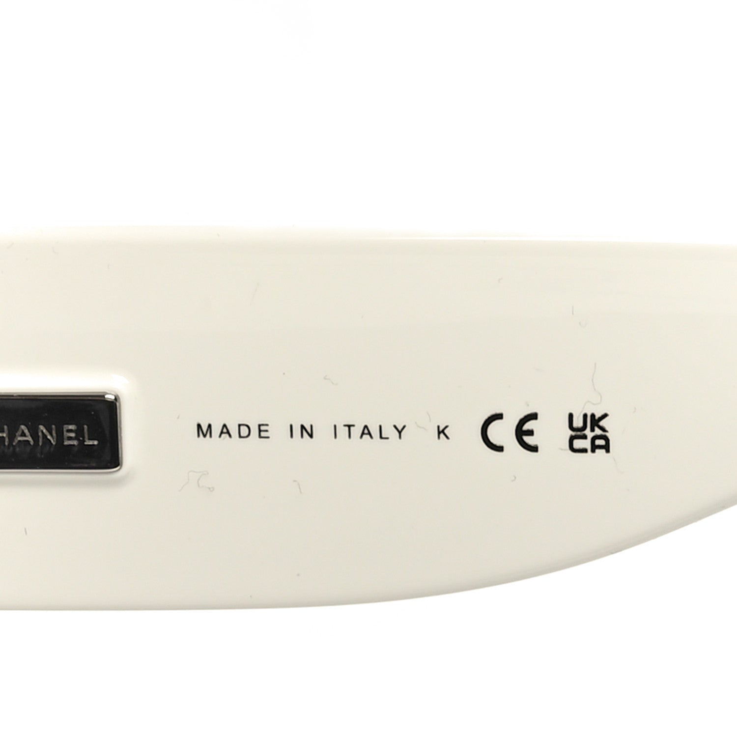 Chanel Acetate Cat Eye Sunglasses 6057 Black White 5 of 7