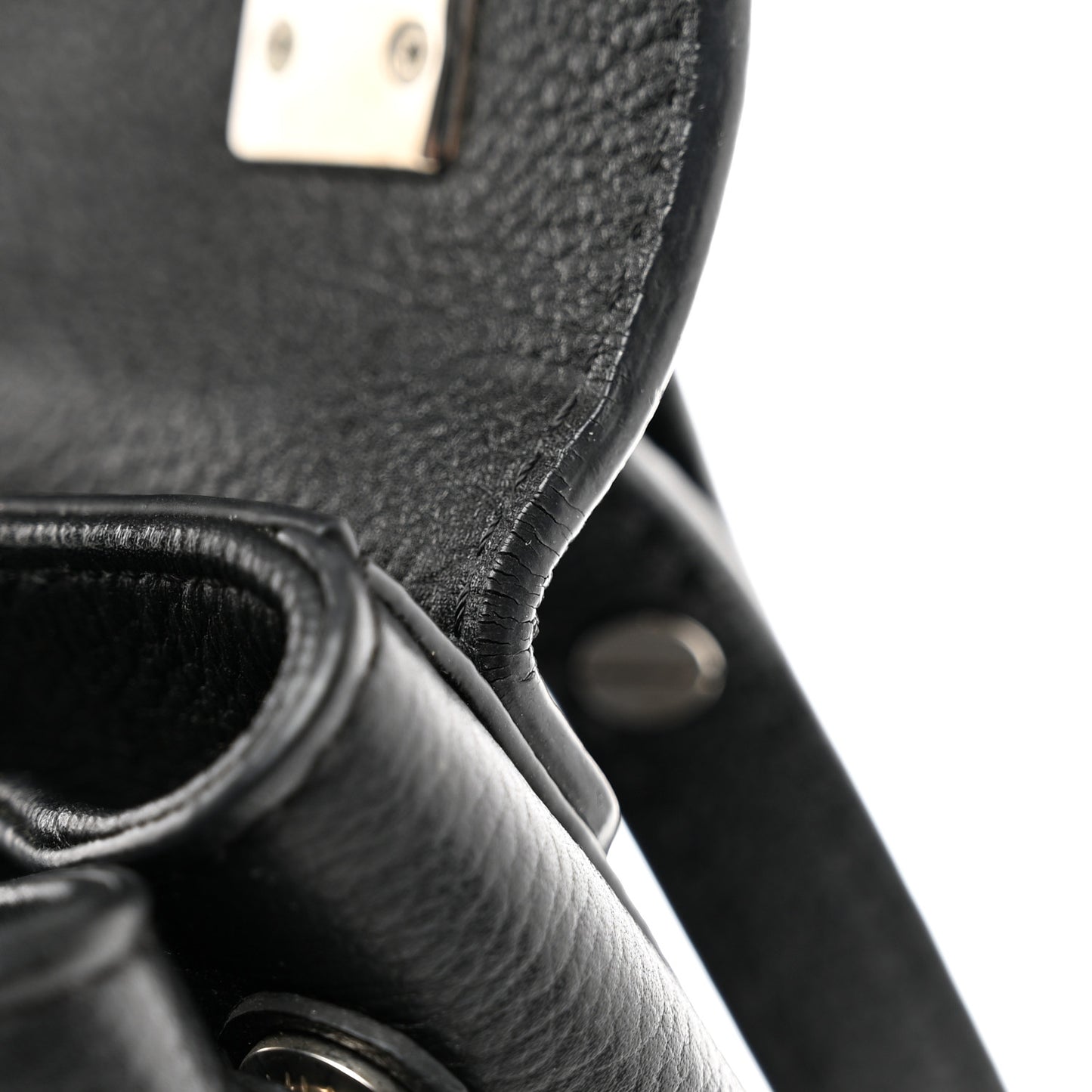 Calfskin Lockme II Chain Bag BB Black