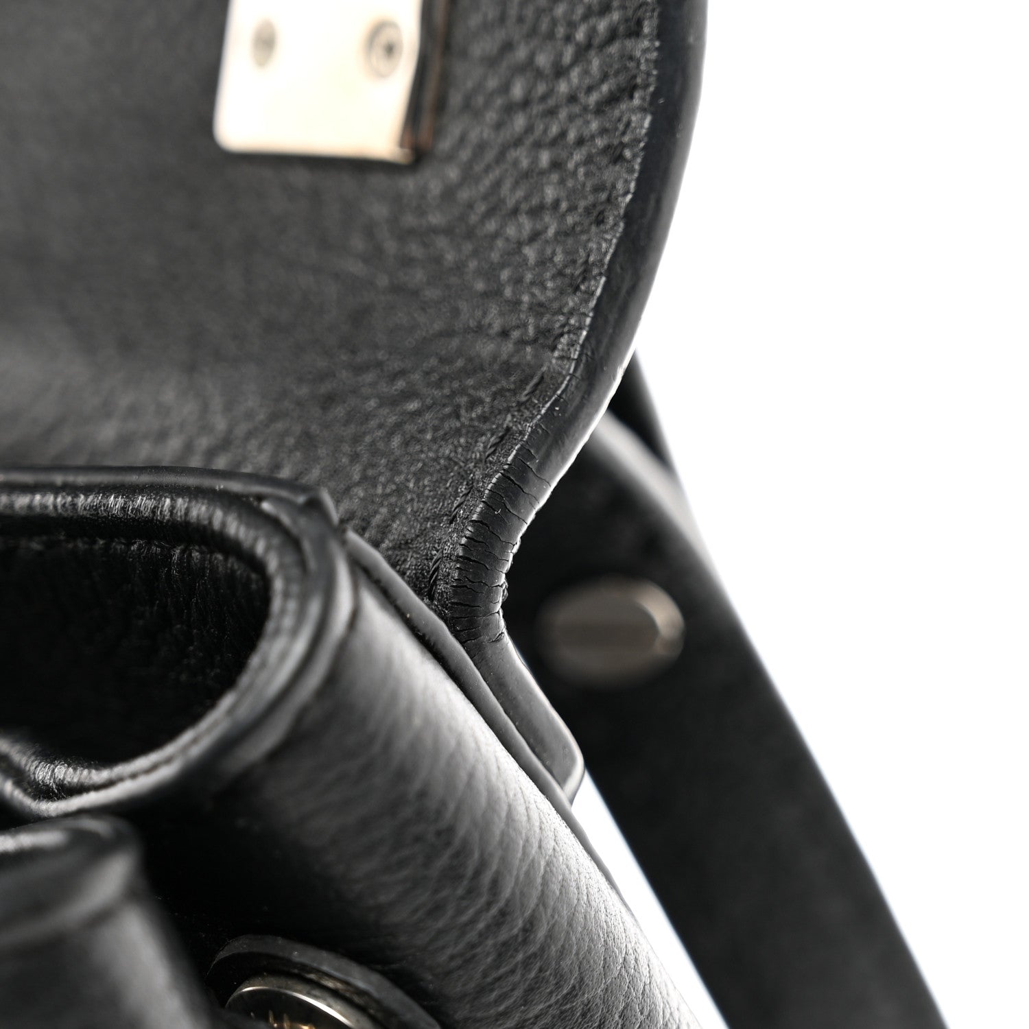 Louis Vuitton Calfskin Lockme II Chain Bag BB Black 11 of 12