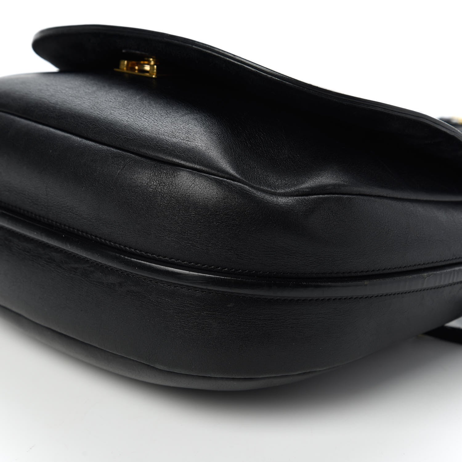 Celine Natural Calfskin Trotteur Messenger Black 7 of 9
