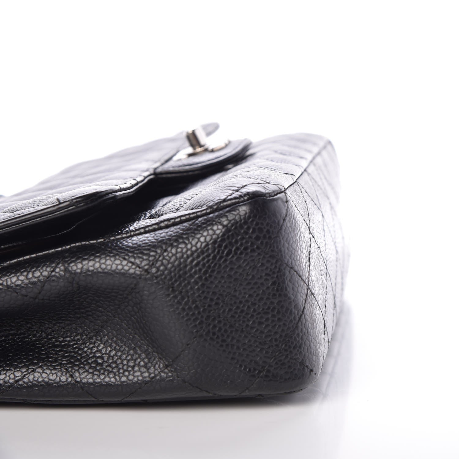 Chanel Caviar Quilted Medium Double Flap Black 14 of 17