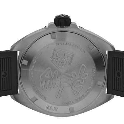 Tag Heuer Stainless Steel Rubber 41mm Formula 1 Monopoly Quartz Watch White WAZ1119 4 of 5