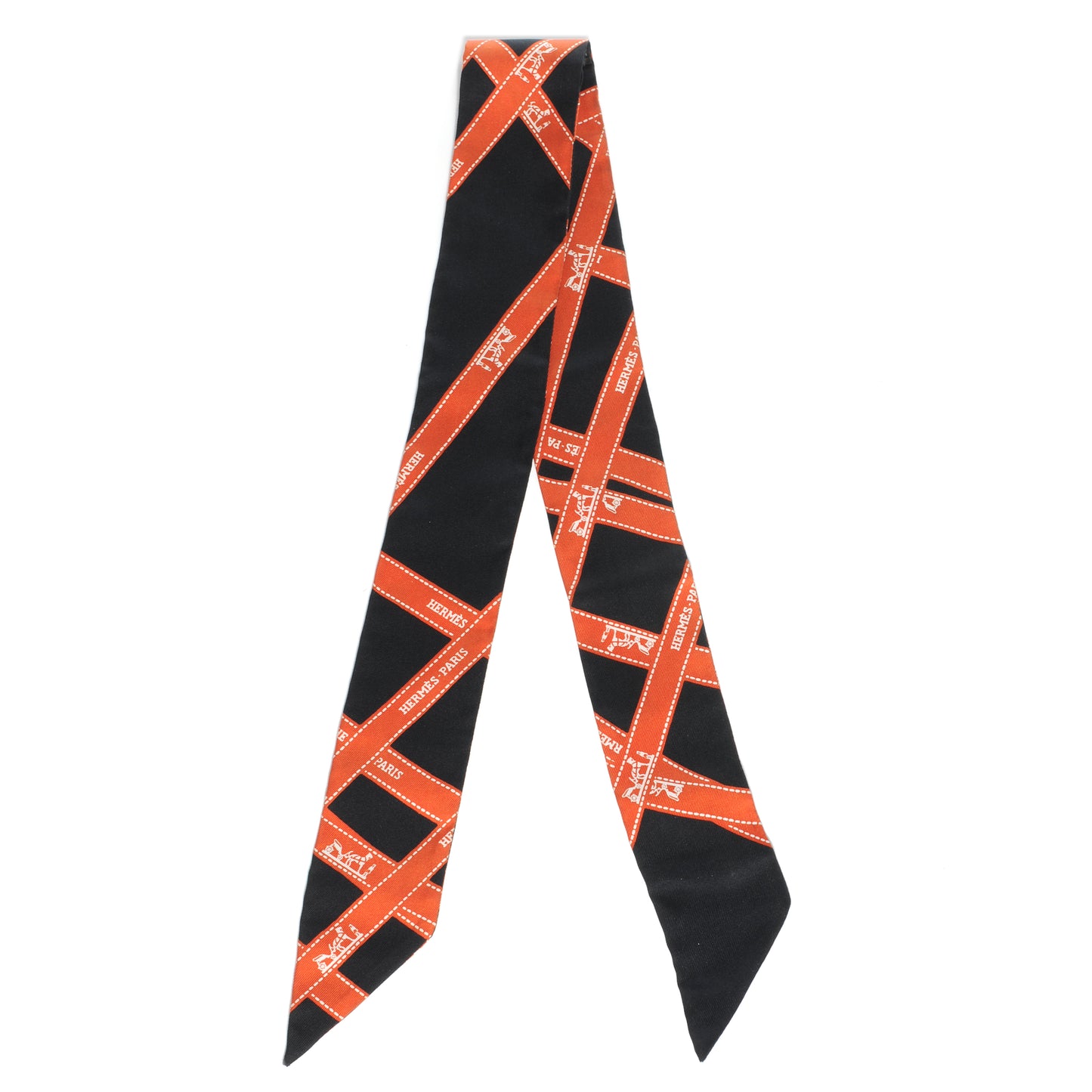 Silk Bolduc Twilly Black and Orange
