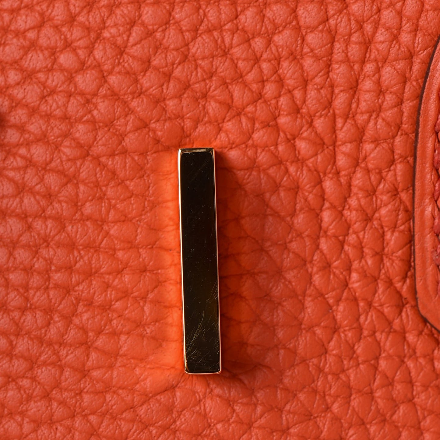 Togo Birkin 30 Orange Poppy