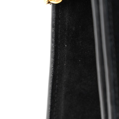 Saint Laurent Suede Medium Classic Monogram Kate Tassel Satchel Black 10 of 10