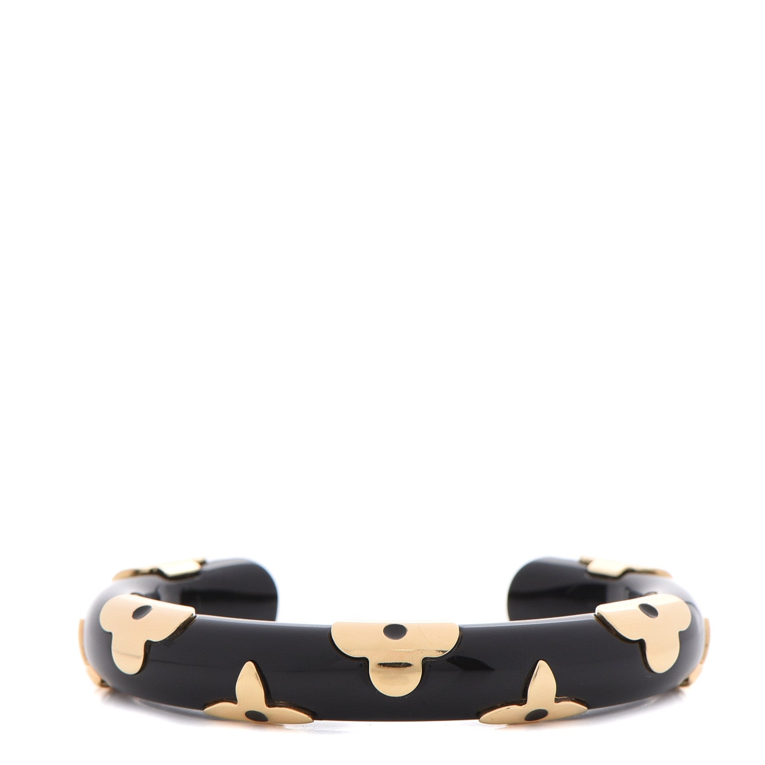 Louis Vuitton Resin Daily Monogram Bracelet S Black 1 of 5