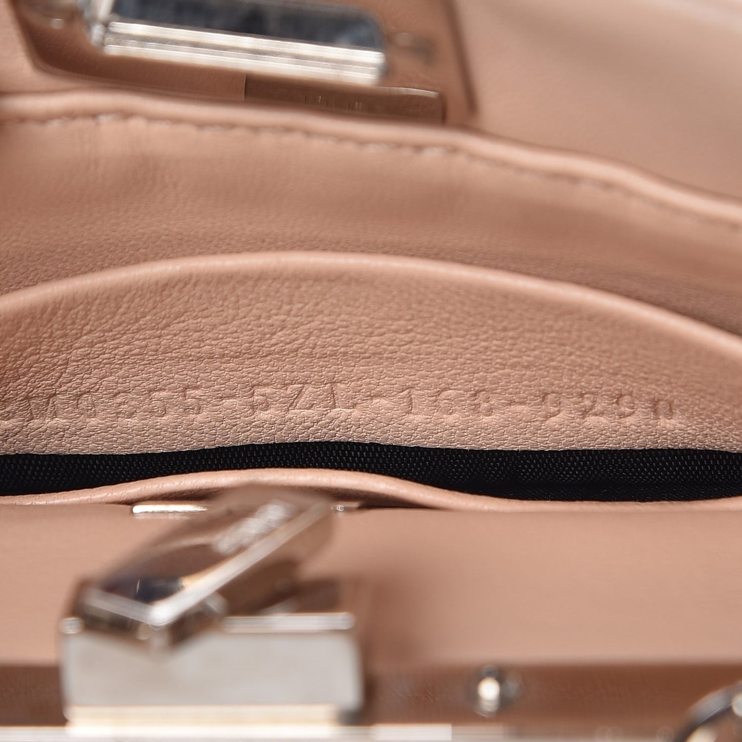 Sequin Embellished Micro Peekaboo Iconic Satchel Blush