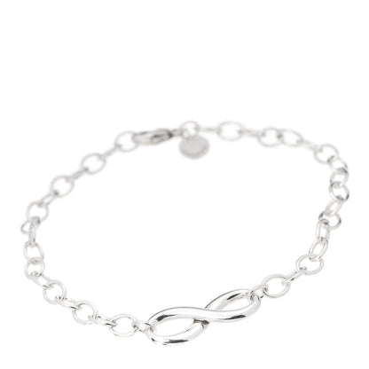 Tiffany Sterling Silver Infinity Chain Bracelet 1 of 6