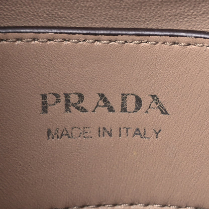 Prada City Calfskin Braided Medium Double Bag Cammeo 8 of 19