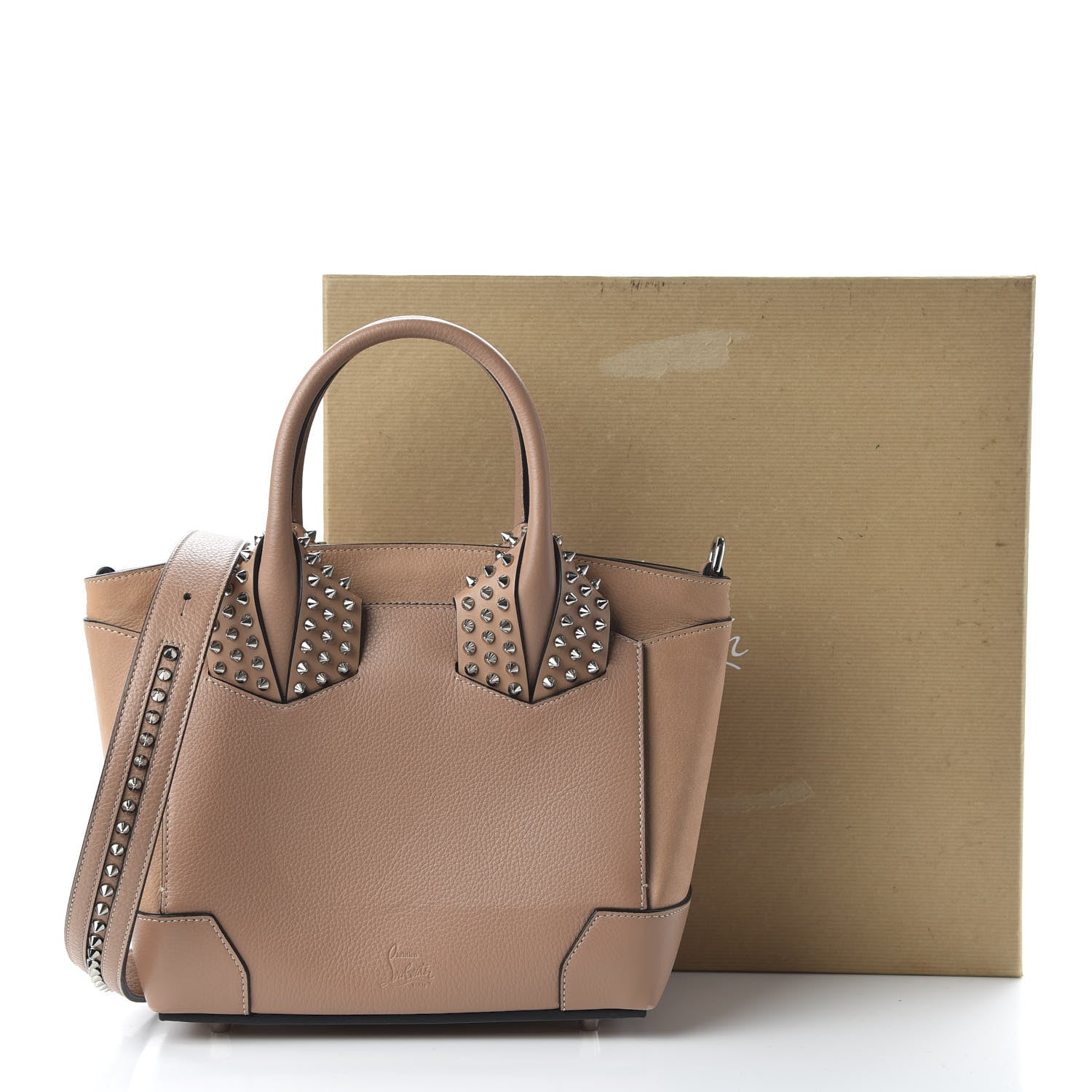 Christian Louboutin Calfskin Small Eloise Tote Nude 9 of 9