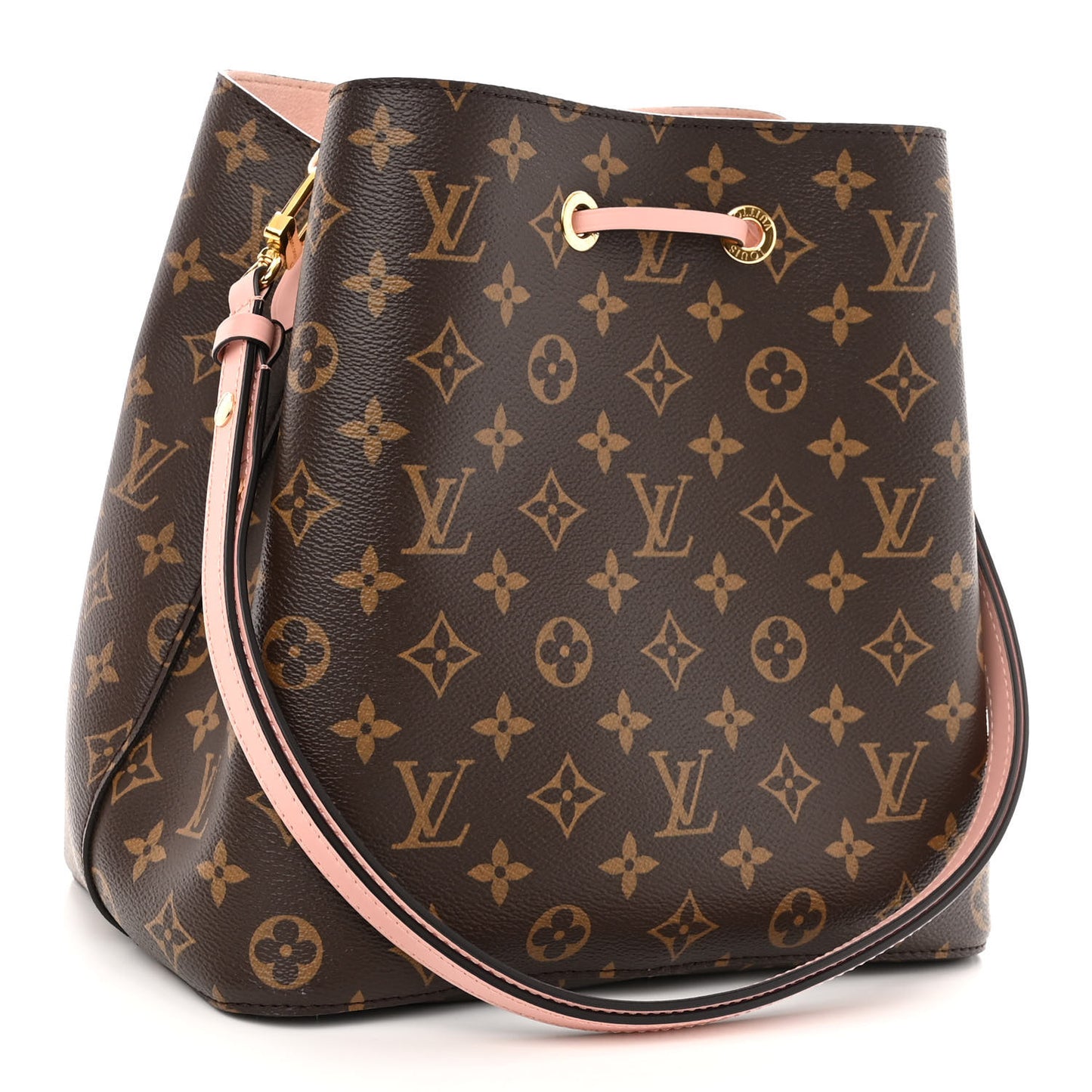 LOUIS VUITTON Monogram Neonoe MM Rose Poudre
