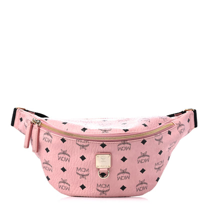 MCM Visetos Medium Fursten Belt Bag Pink 1 of 9