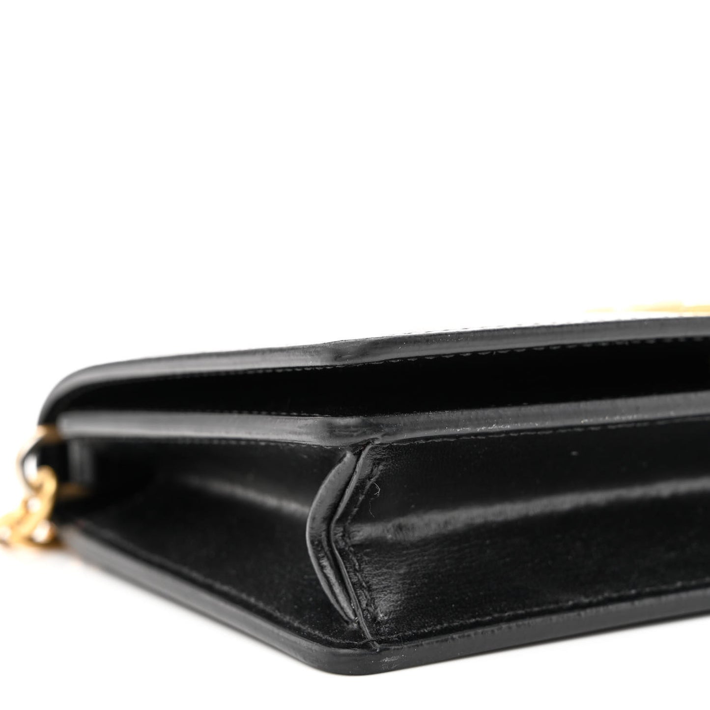 Calfskin Jitney 0.5 Shoulder Bag Black