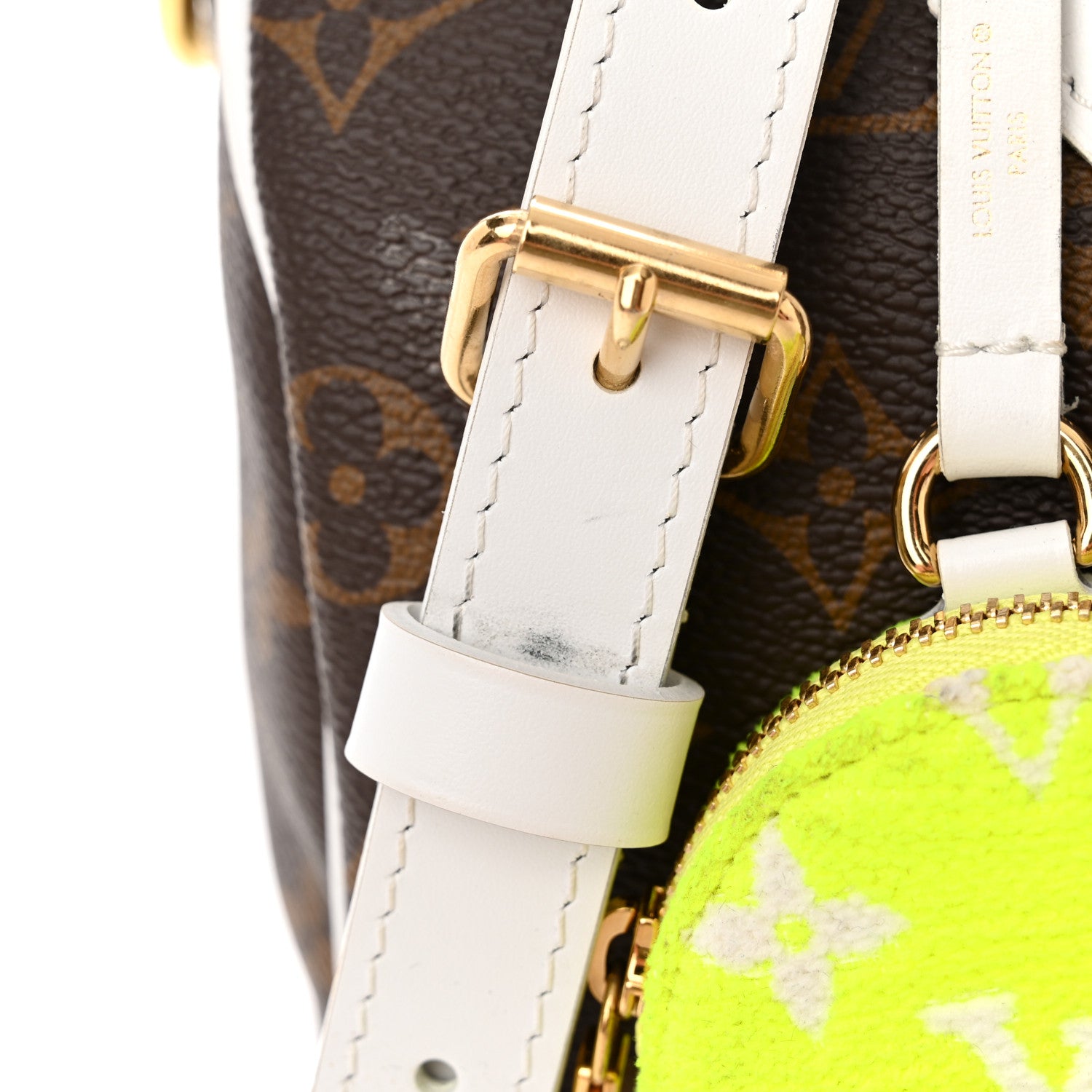 Louis Vuitton Monogram LV Match Speedy Bandouliere 25 White 12 of 15