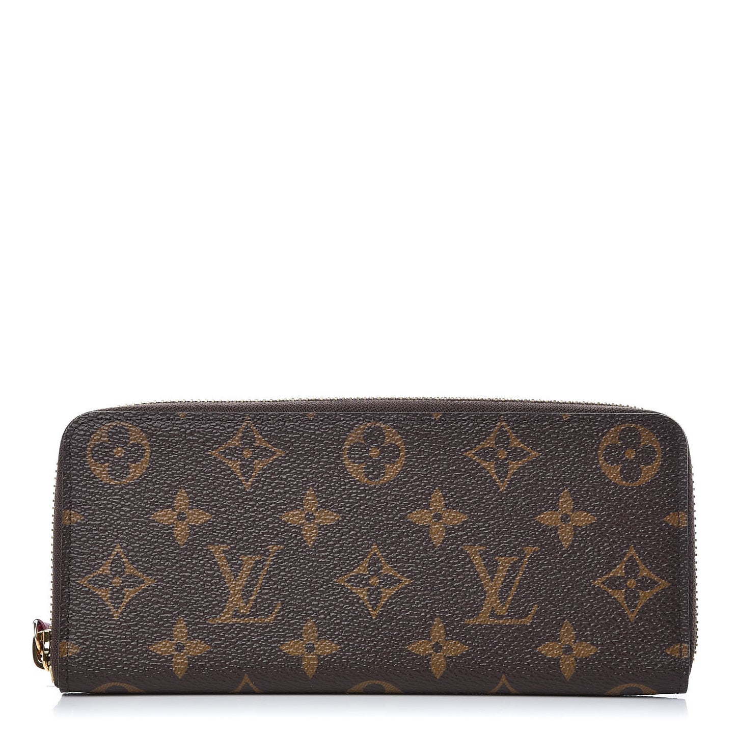 Monogram Clemence Wallet Fuchsia