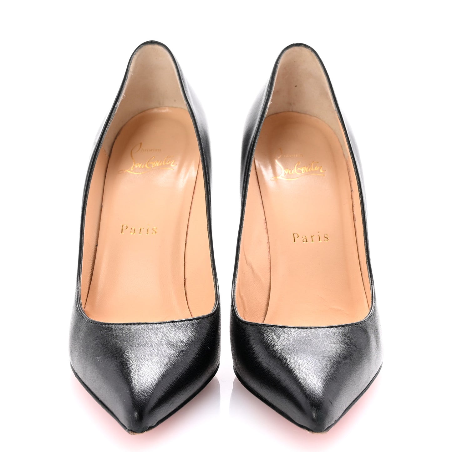 Shiny Nappa Pigalle 100 Pumps 36.5 Black