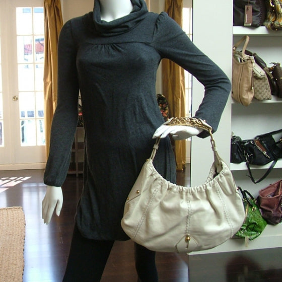 Leather VICENNES Ivory