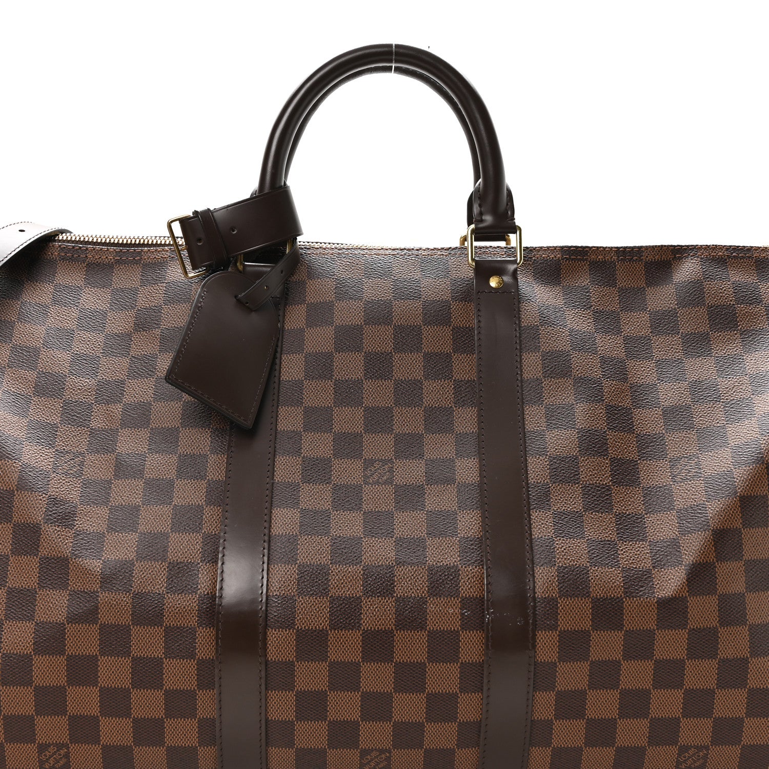 Louis Vuitton Damier Ebene Keepall Bandouliere 55 7 of 9
