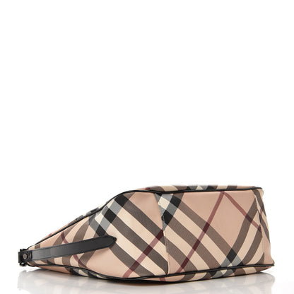 Burberry Nova Check Medium Moore Hobo Black 4 of 12