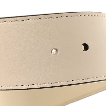 Gucci Calfskin Double G 40mm Belt 70 28 Mystic White 5 of 5