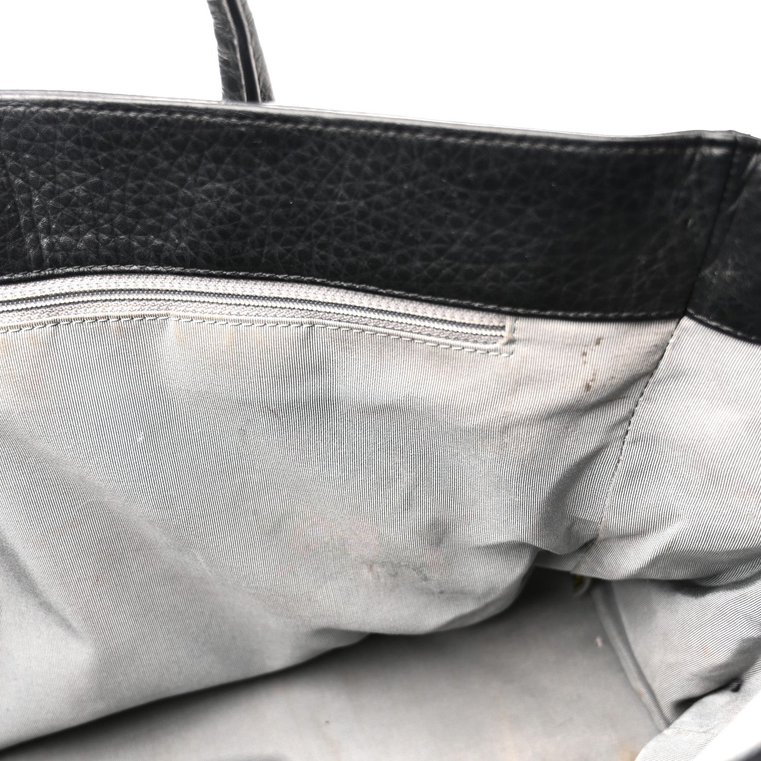 Chanel Calfskin Cerf Executive Shopper Tote Black 13 of 20