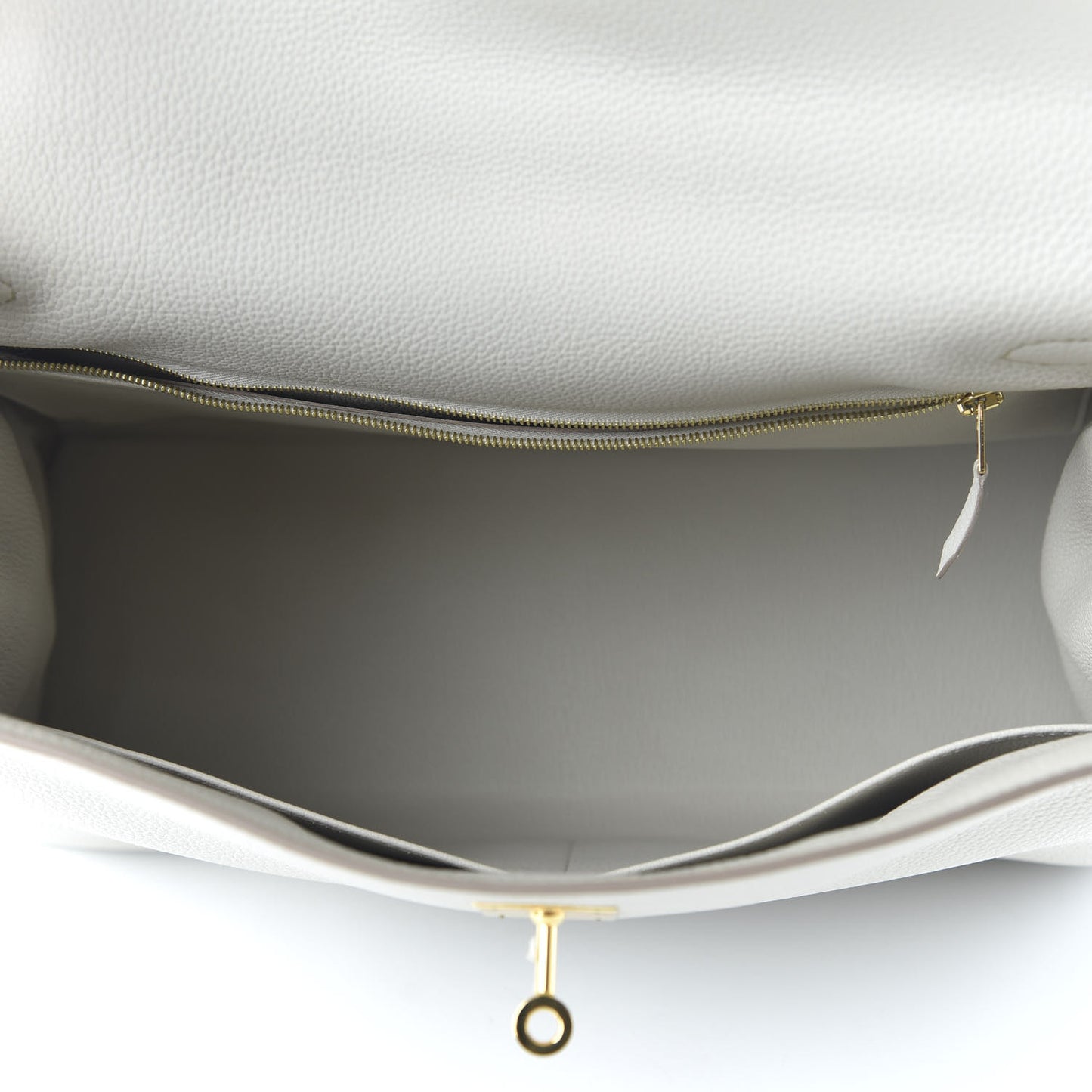 Togo Kelly Retourne 35 Gris Perle