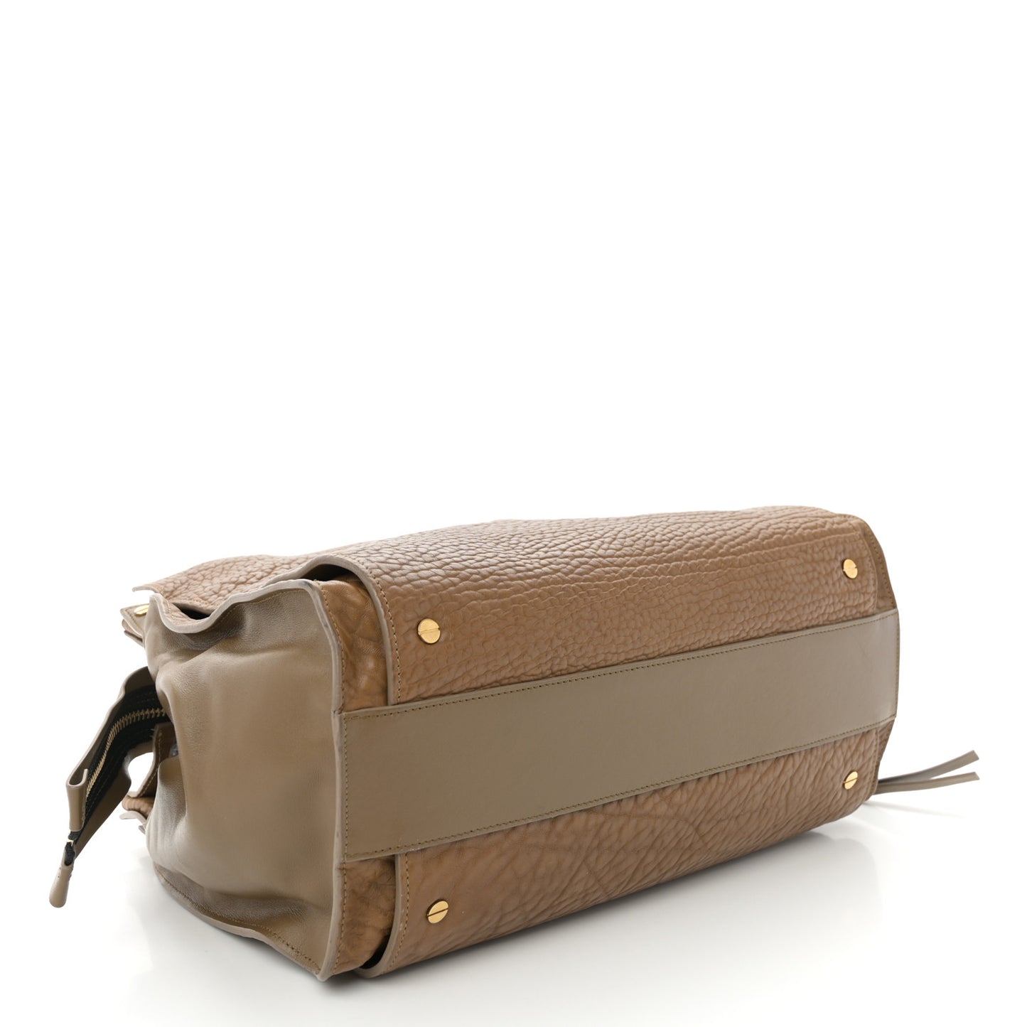 Pebbled Calfskin Dree Shoulder Bag Nut