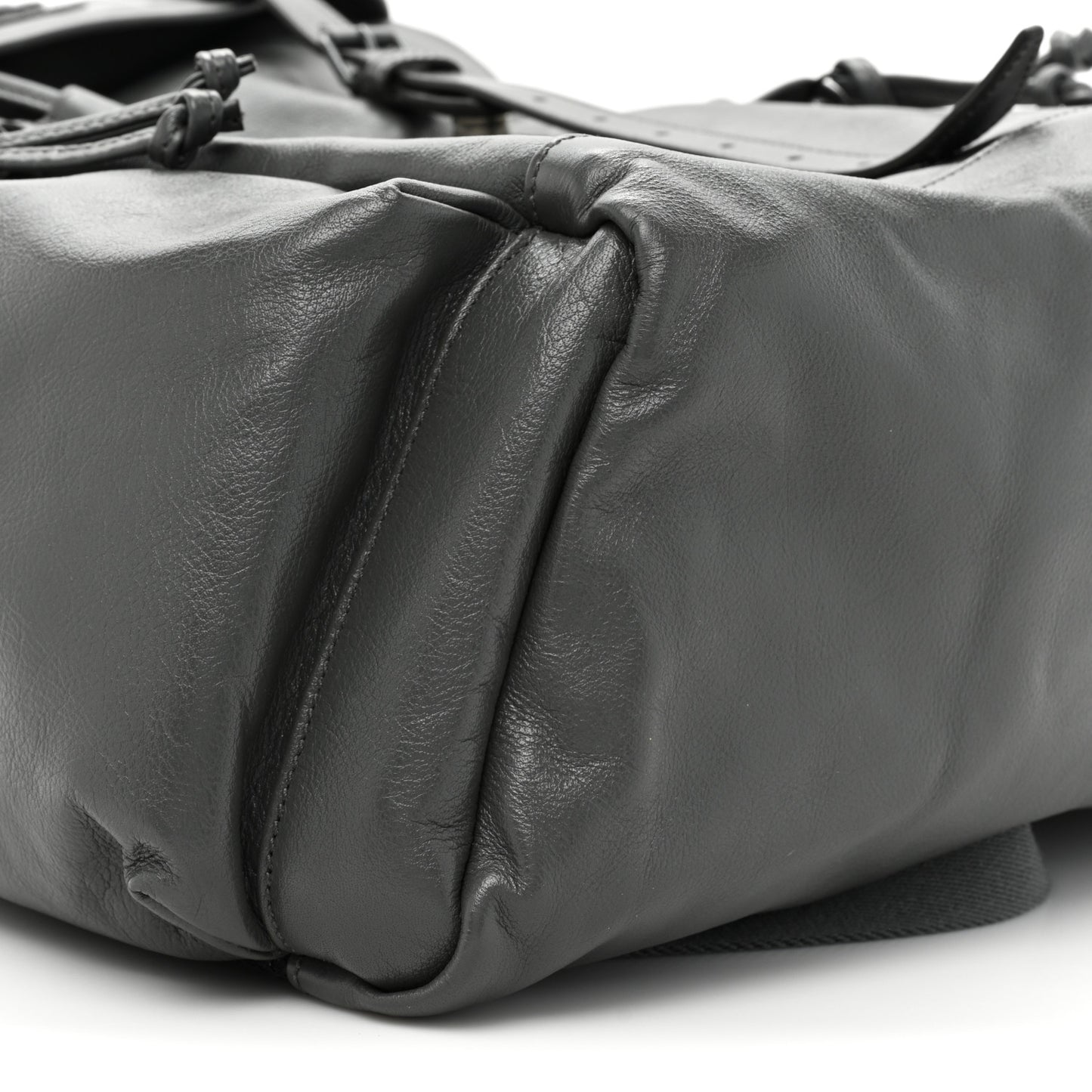 Calfskin Monochrome Double G Backpack Grey