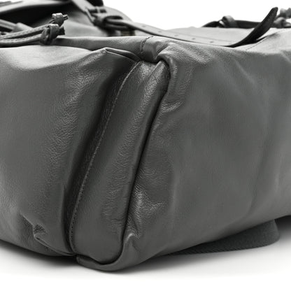 Gucci Calfskin Monochrome Double G Backpack Grey 10 of 10