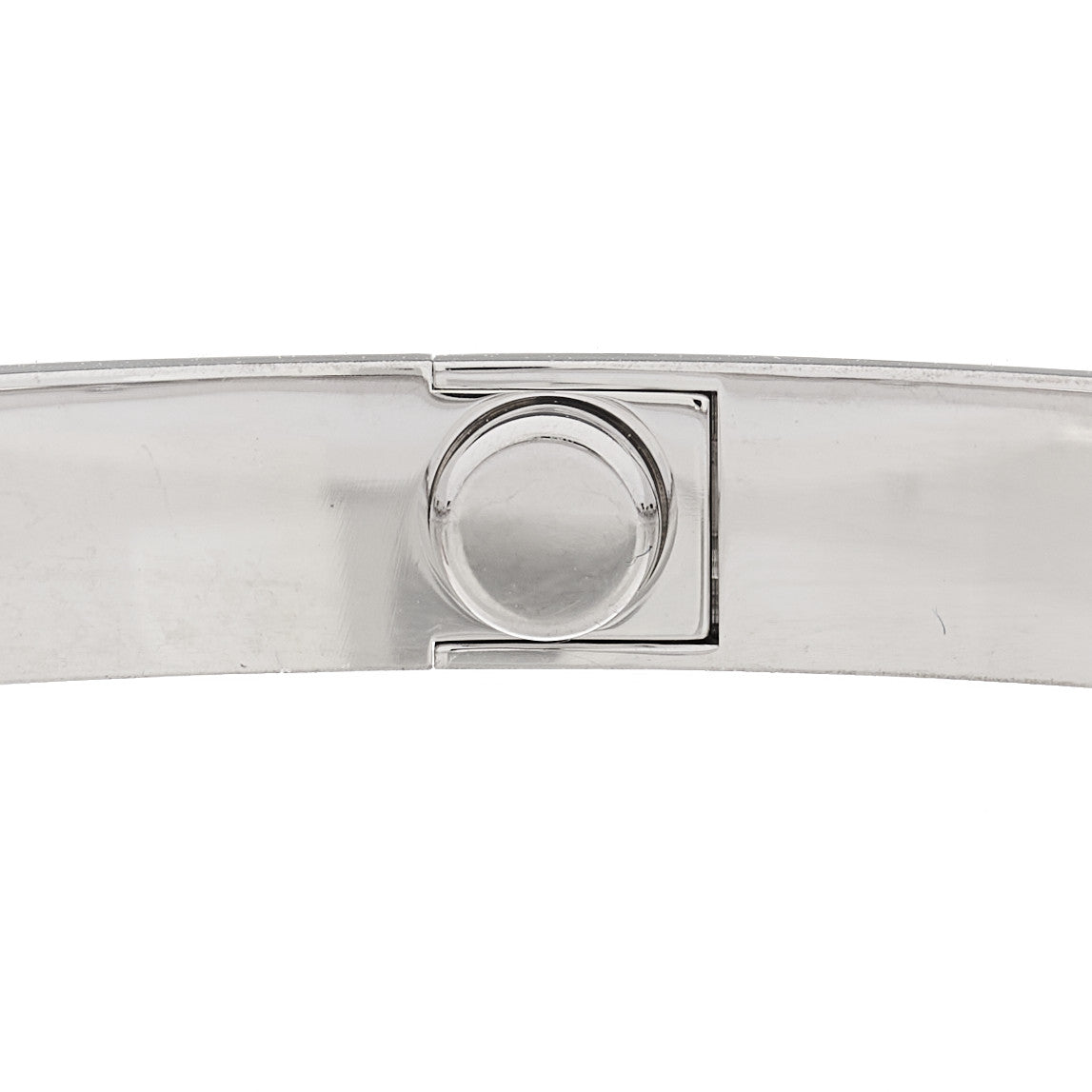 18K White Gold 4 Diamond Love Bracelet 19