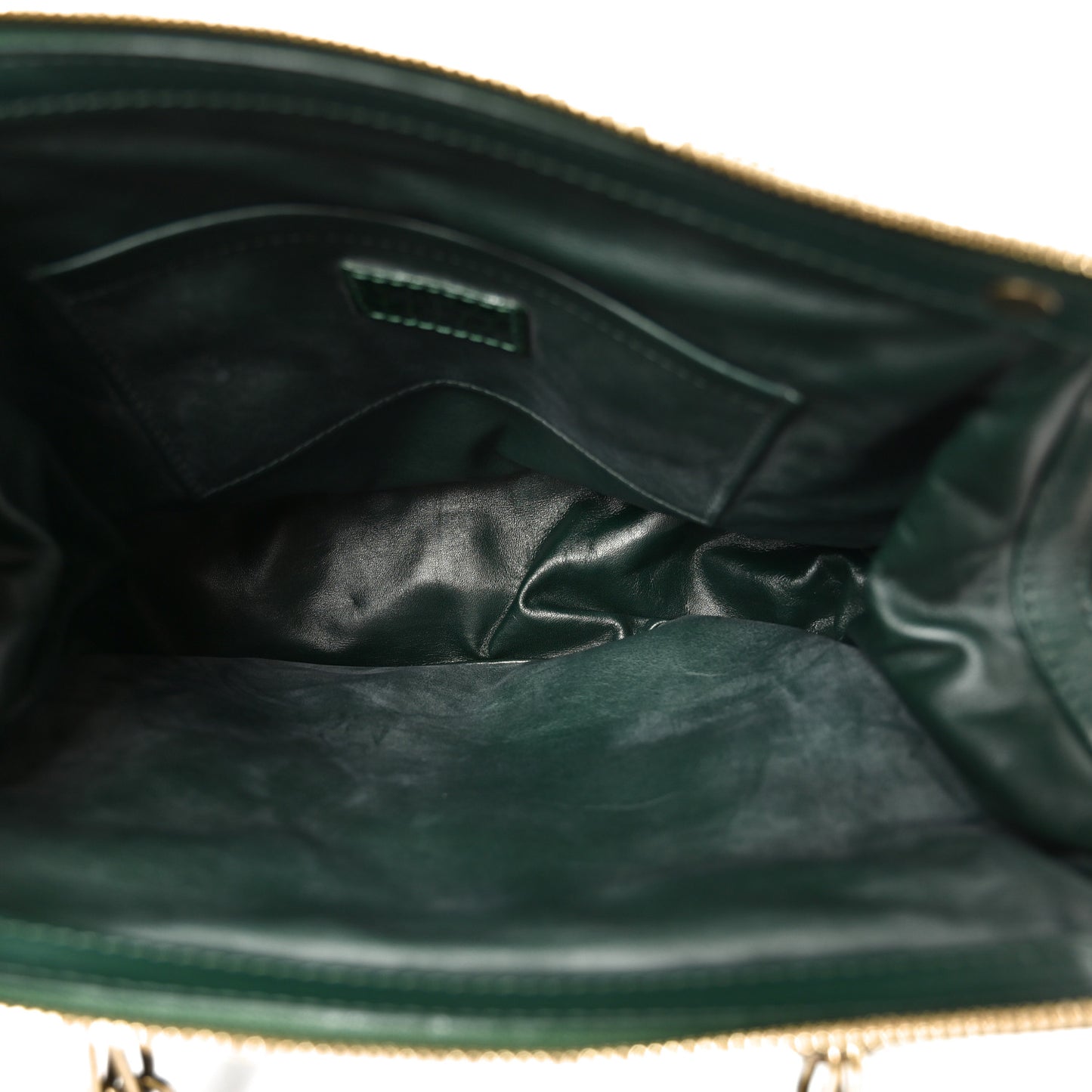 Monogram Velours Alligator Gracie MM Green