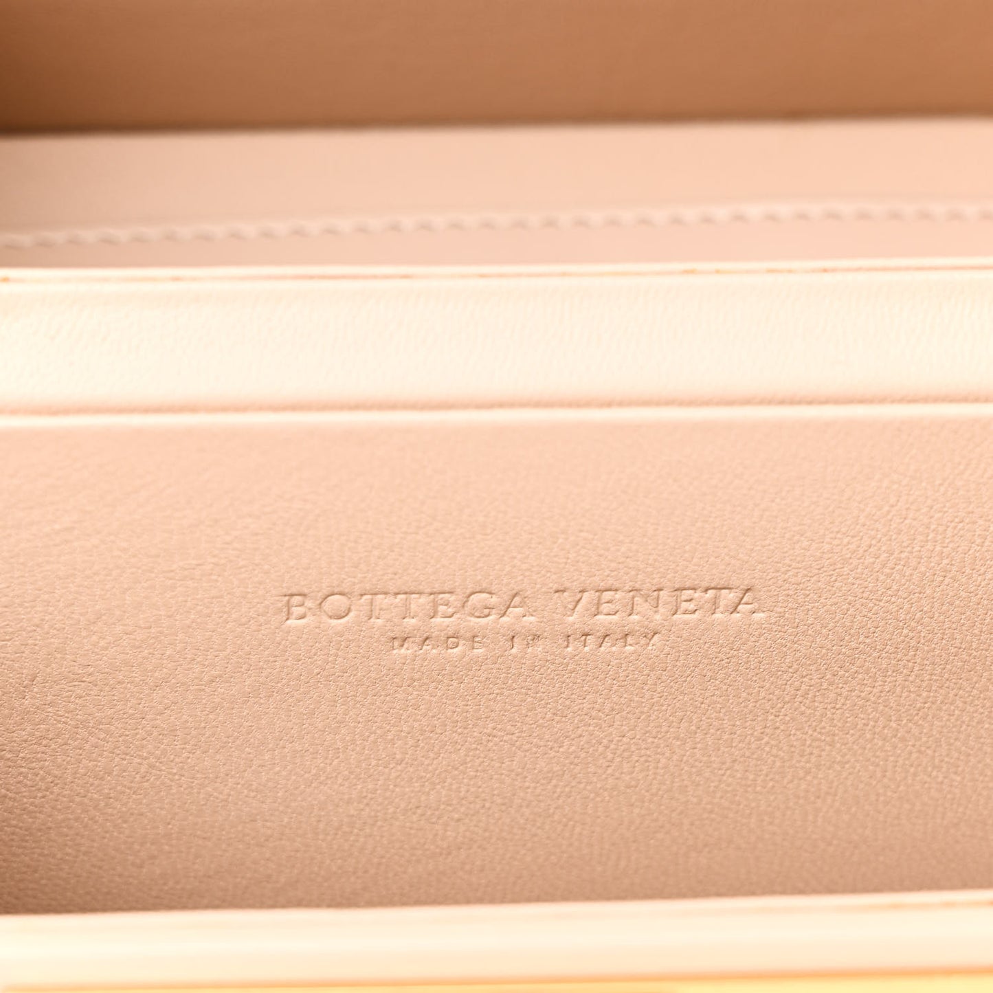 Calfskin Daisey Box Clutch  Beige
