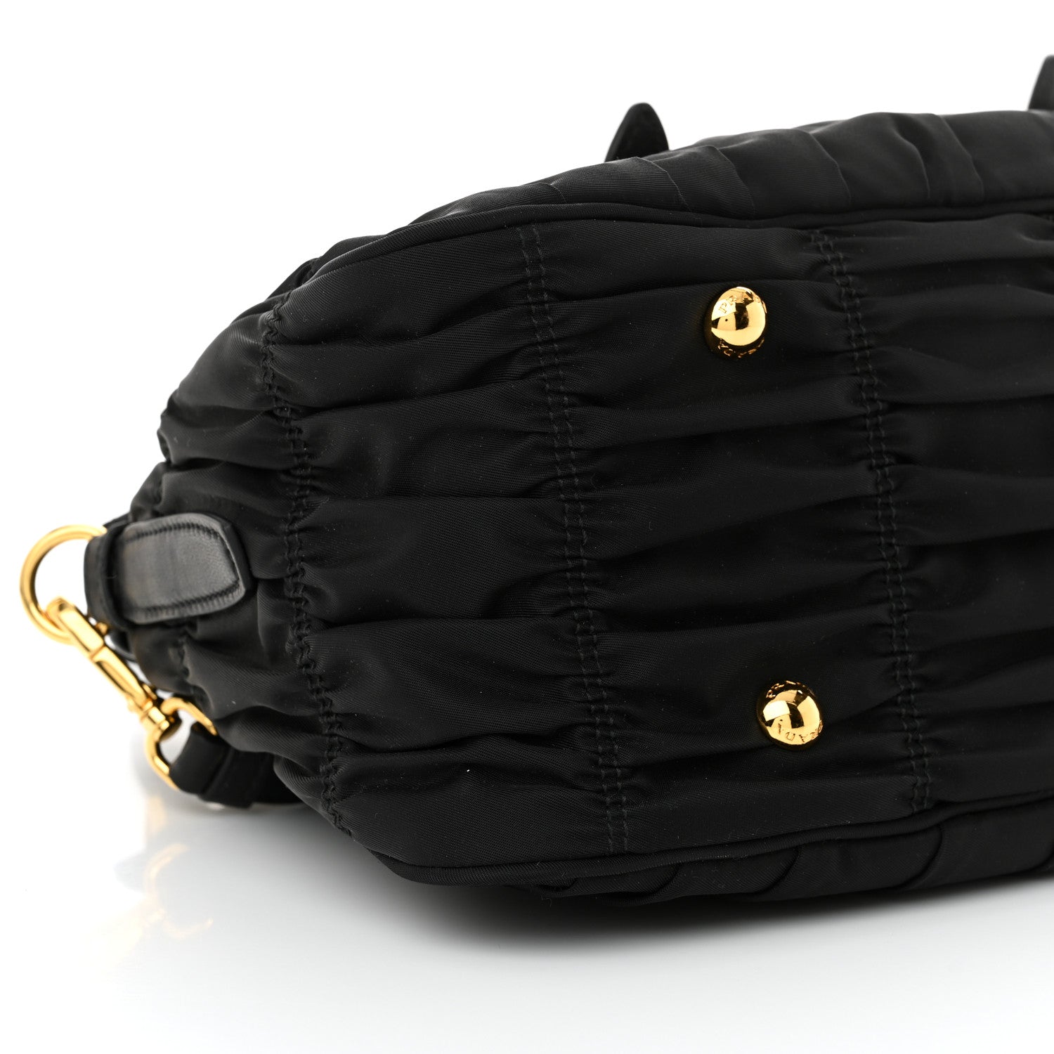 Prada Tessuto Nylon Gaufre Shopping Satchel Black 9 of 11