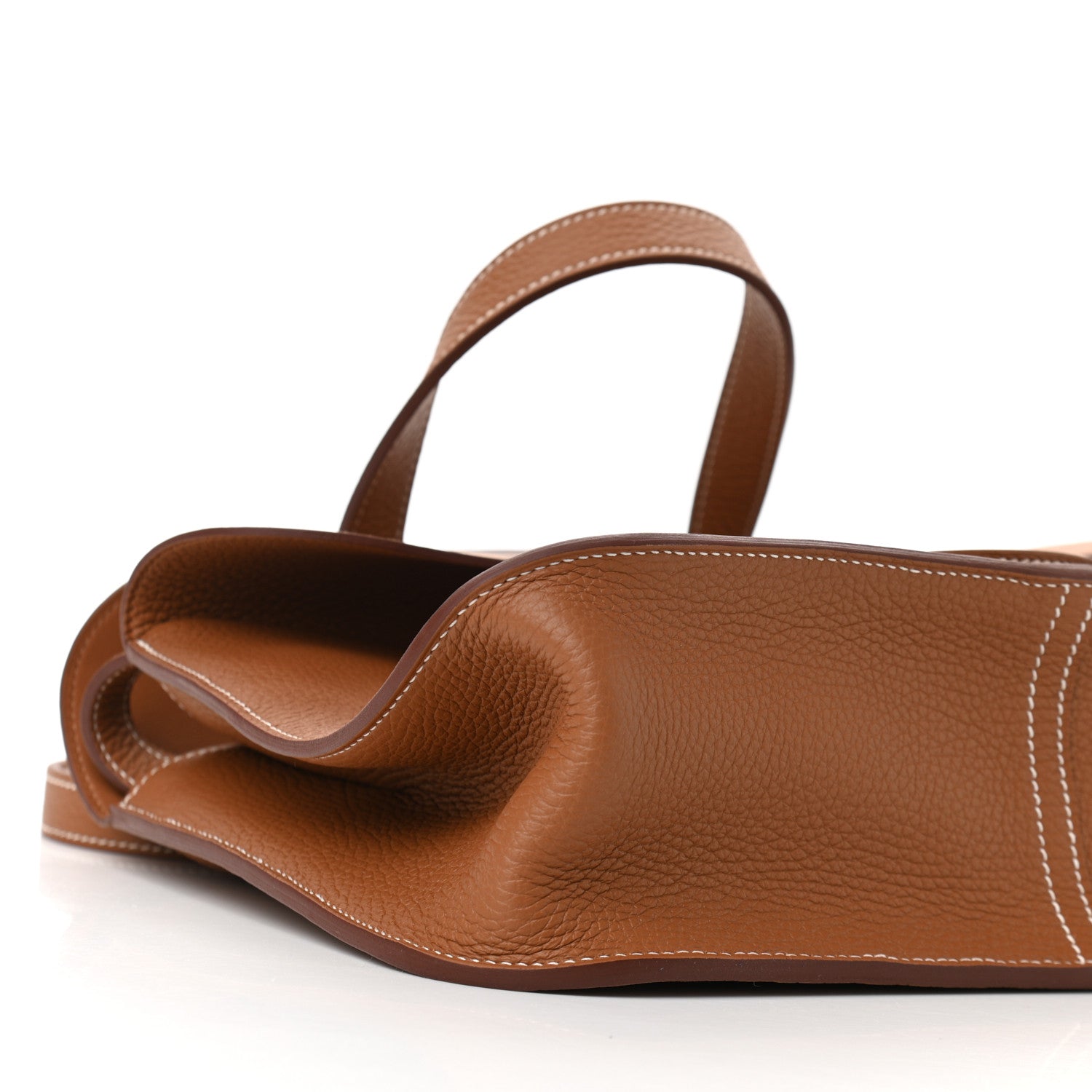 Hermes Taurillon Clemence Halzan 31 Gold 8 of 11