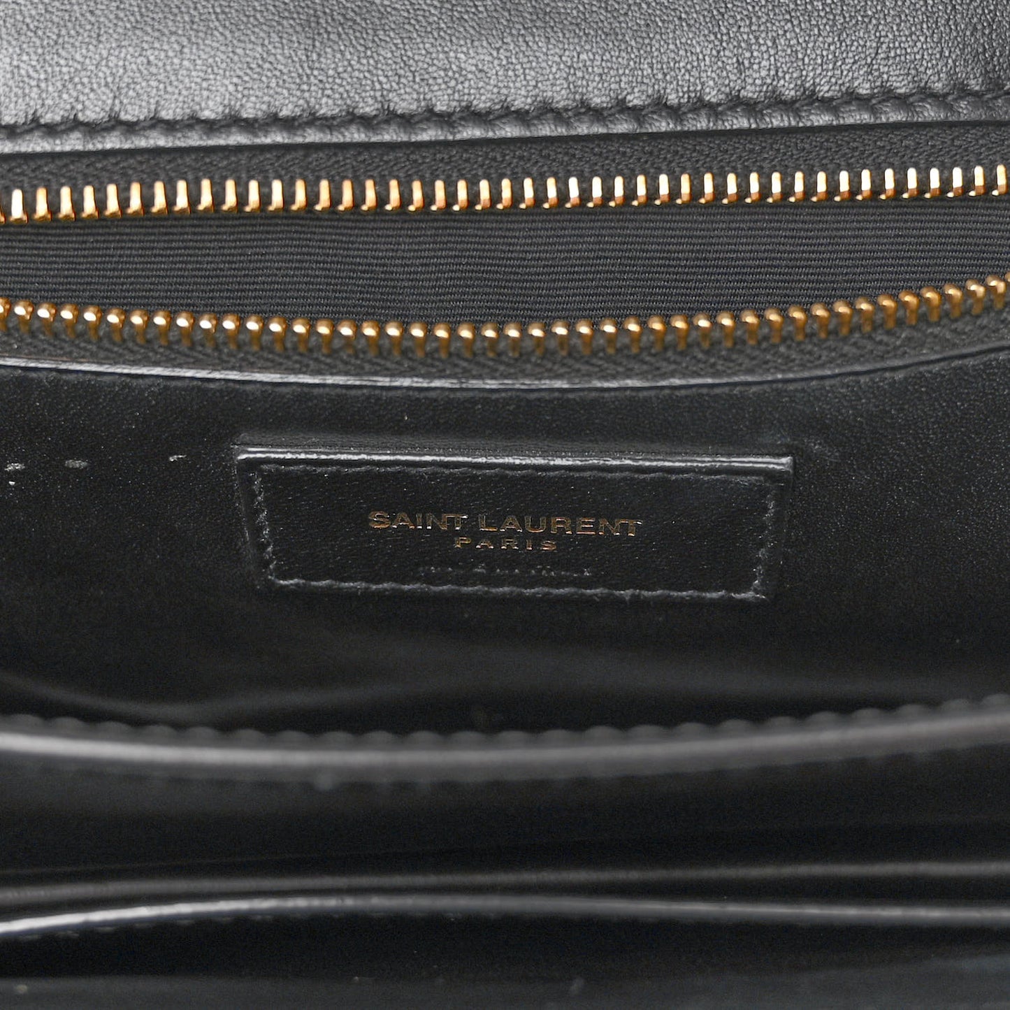 Smooth Calfskin Le Maillon Satchel Black