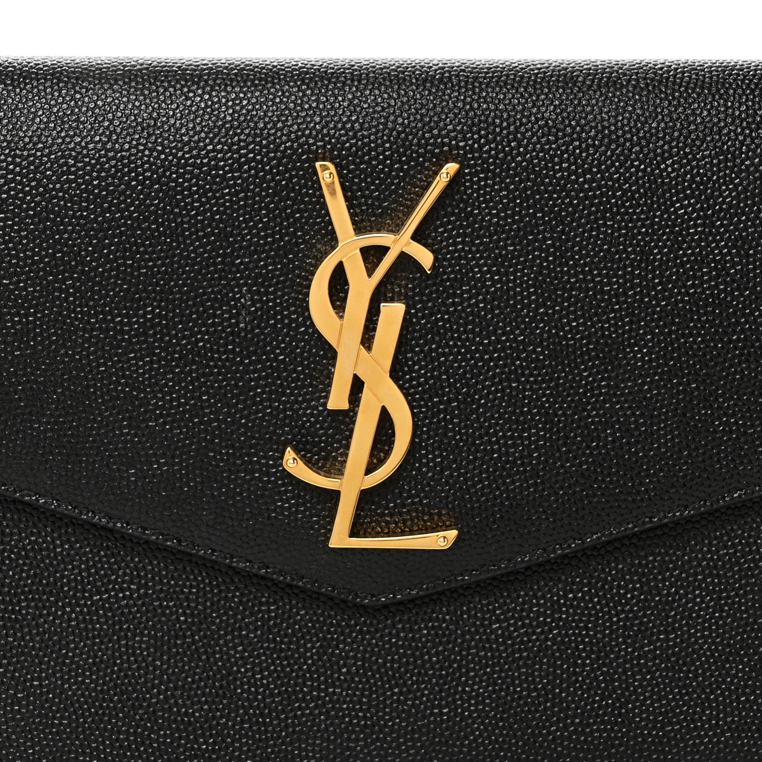 Saint Laurent Grain De Poudre Uptown Pouch Black 8 of 10