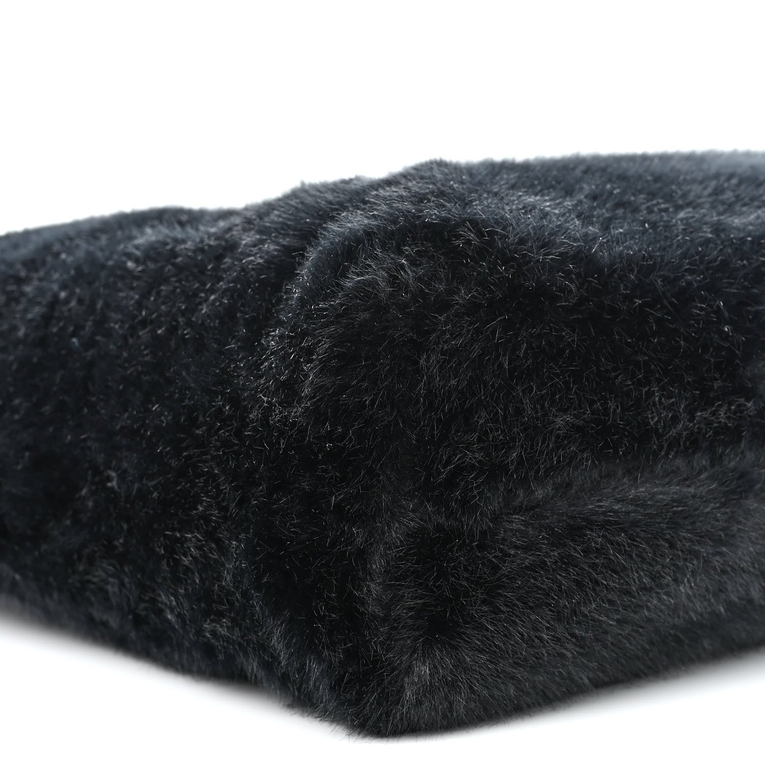 Givenchy Faux Fur Duo Shopper Tote Black White 9 of 10