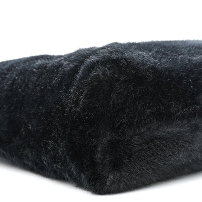 Givenchy Faux Fur Duo Shopper Tote Black White 9 of 10