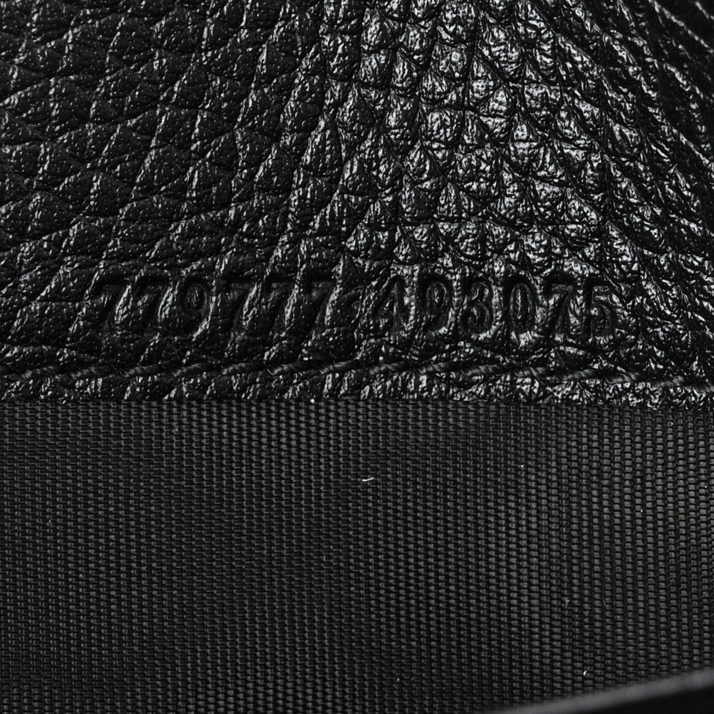 Calfskin GG Marmont Chain Wallet Black