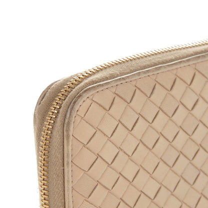 Bottega Veneta Nappa Intrecciato Zip Around Wallet Limo 9 of 9