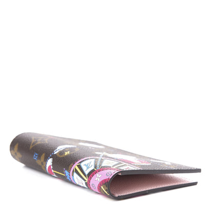 Louis Vuitton Monogram 2020 Christmas Animation Big Wheel Passport Cover Rose Ballerine 4 of 8