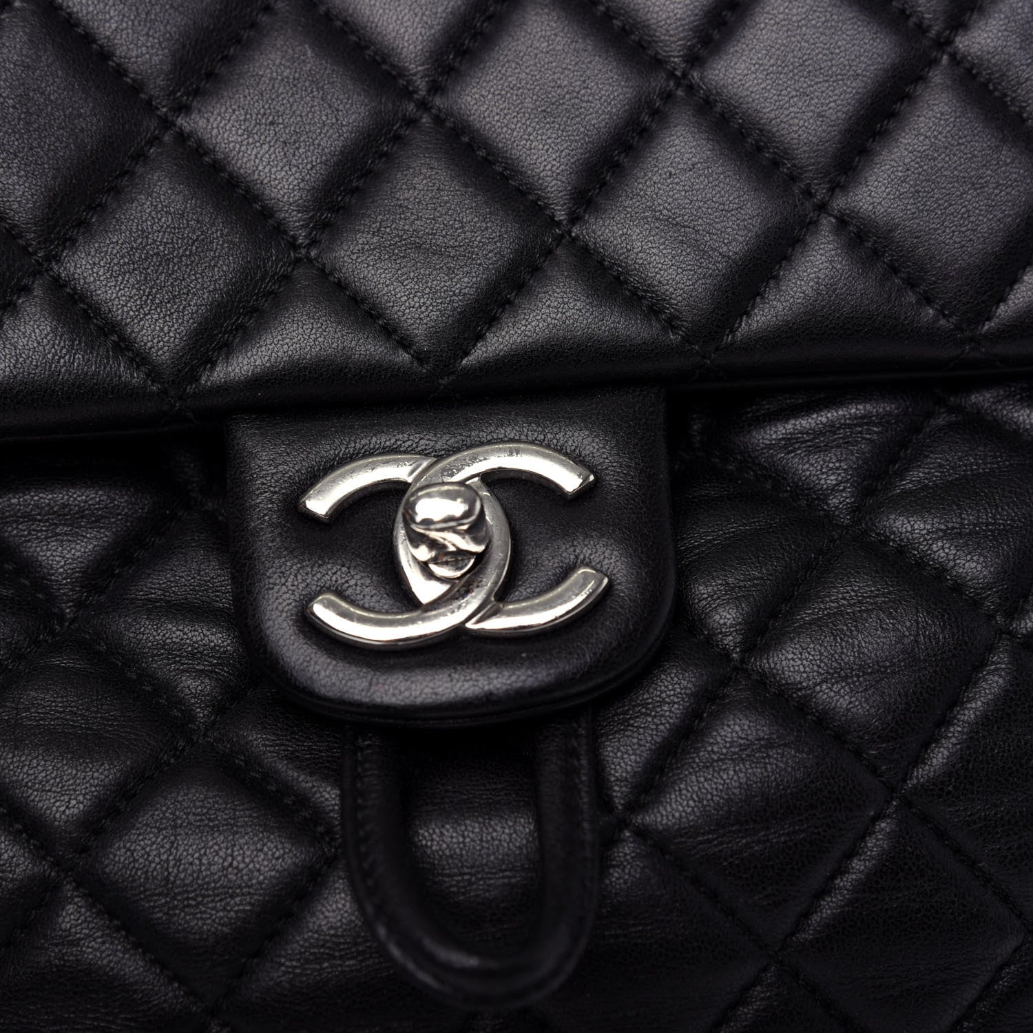 Chanel Lambskin Quilted Small Urban Spirit Backpack Black 9 of 9