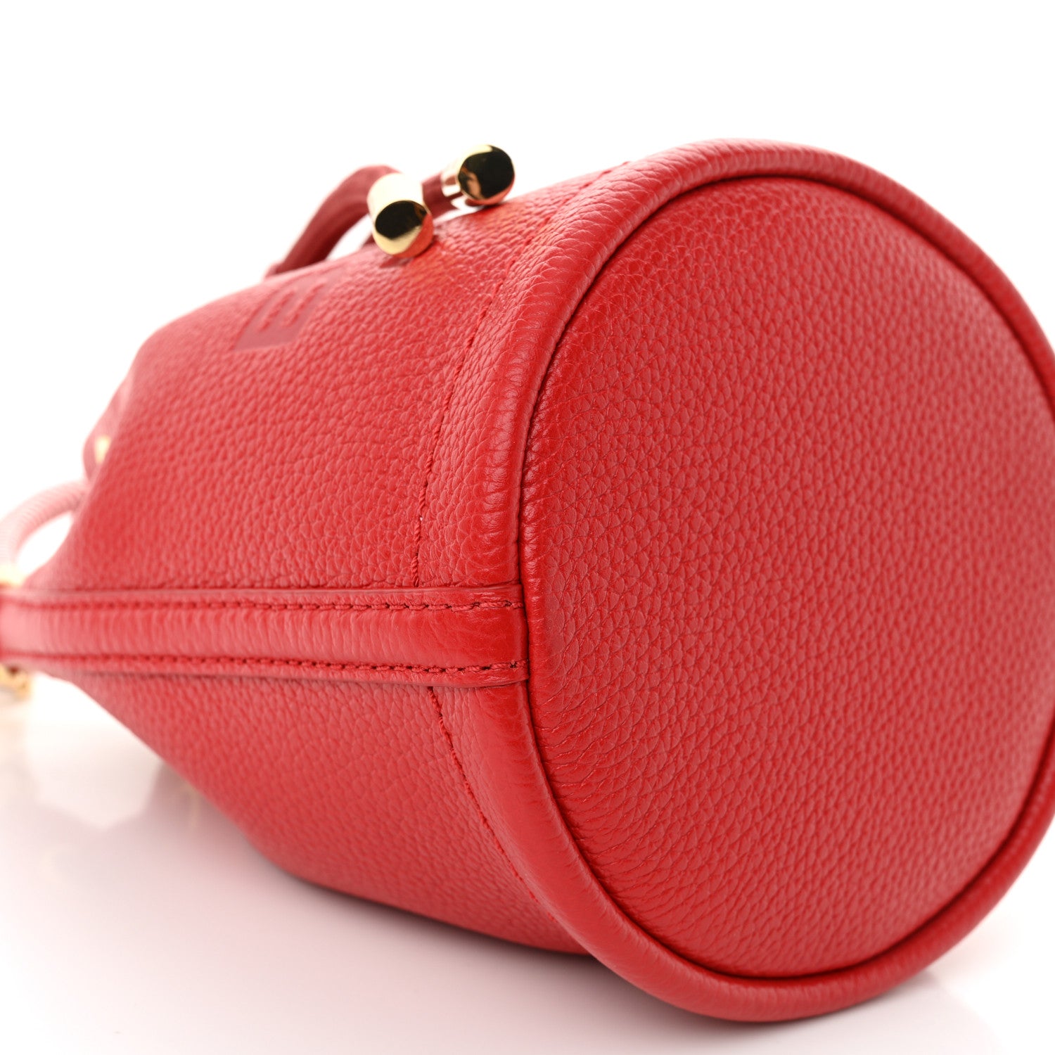 Marc Jacobs Grained Calfskin The Mini Bucket Bag True Red 9 of 11