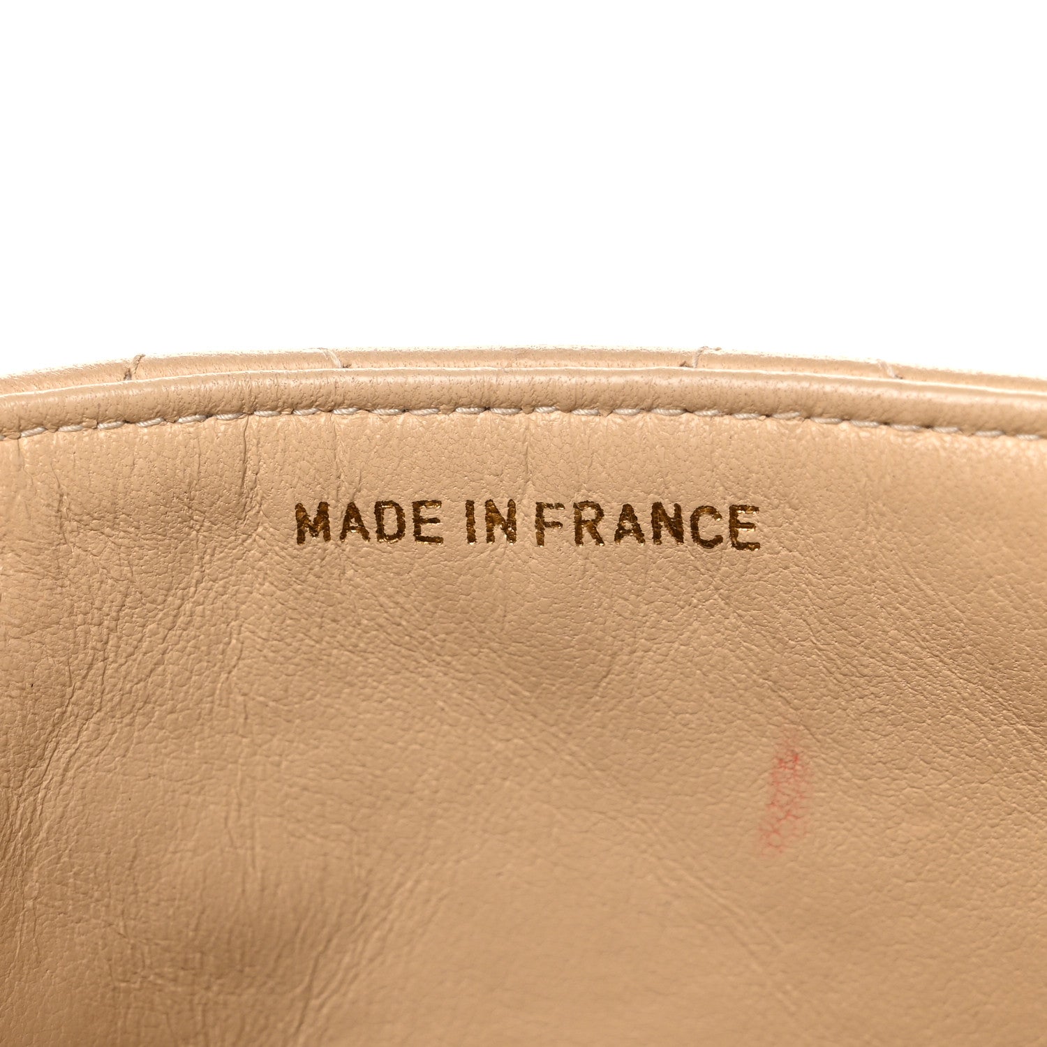 Chanel Lambskin Quilted Mini Square Flap Beige 6 of 26