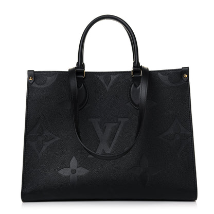 Louis Vuitton Empreinte Monogram Giant Onthego MM Black 1 of 11
