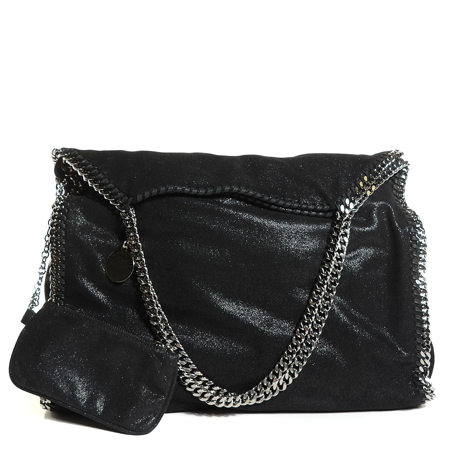 Stella McCartney Shaggy Deer Falabella Big Tote Black 5 of 8