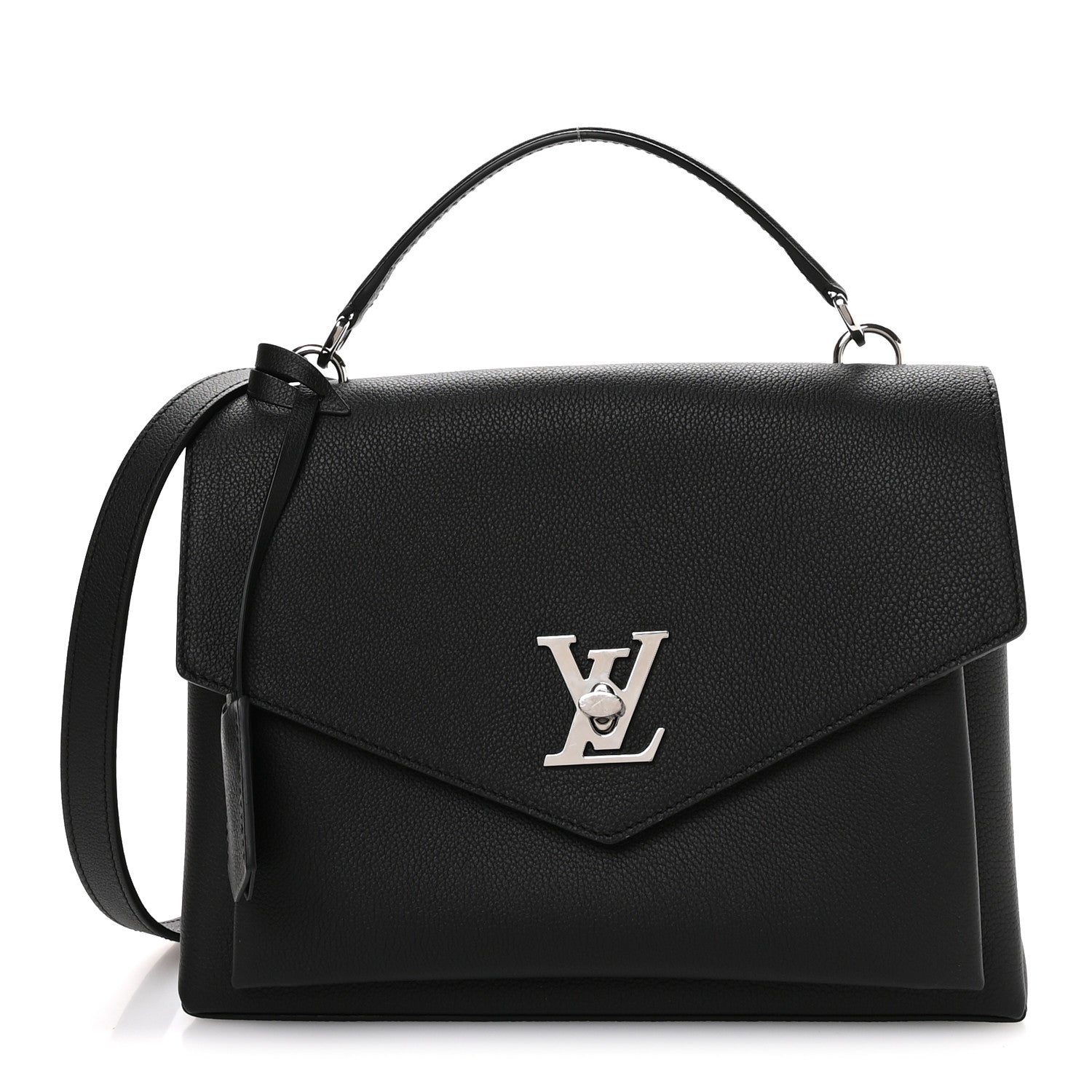 Louis Vuitton Soft Calfskin My Lockme Top Handle Black 1 of 11